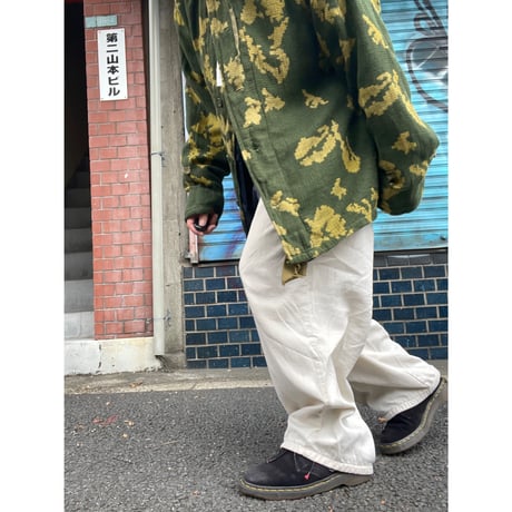 [USED] 70's ソビエト軍　カモ柄メッシュ TOPS+PANTS