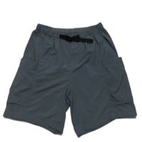 [USED]“adidas” ナイロン素材マットグレーSHORTS 🩶