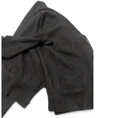 [USED] Merino wool 🐑BLACK カーディガン