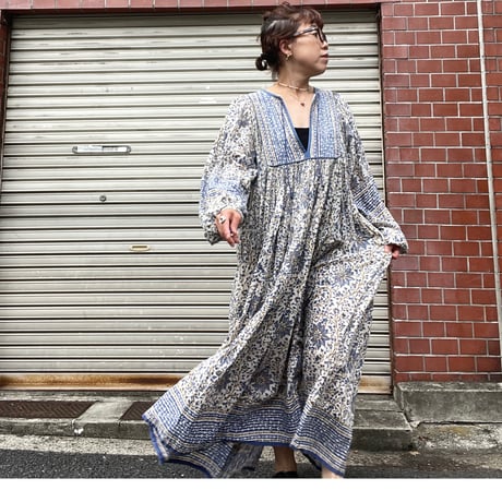 [USED]  インド綿ロングワンピース ♡