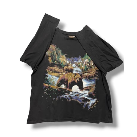 [USED] CANADA リアルくま ロンT / XXL