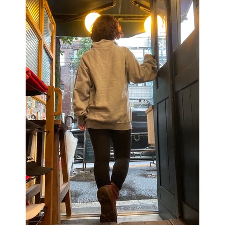 [USED]  “BTSC”ハーフZIP SWEAT