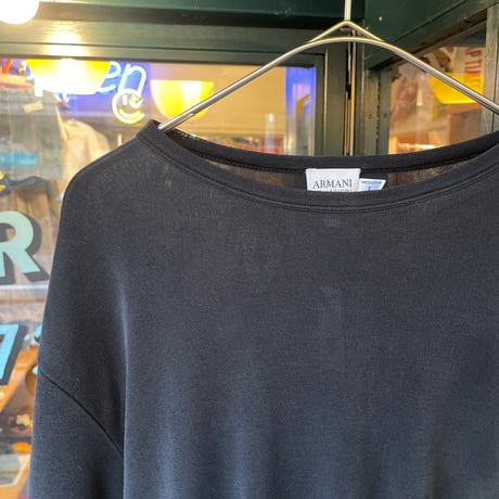 [USED] ”ARMANI” 100％ SILK S/S Tee