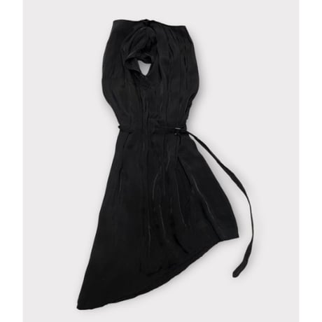 [USED]  BLACKレーヨンワンピース🖤