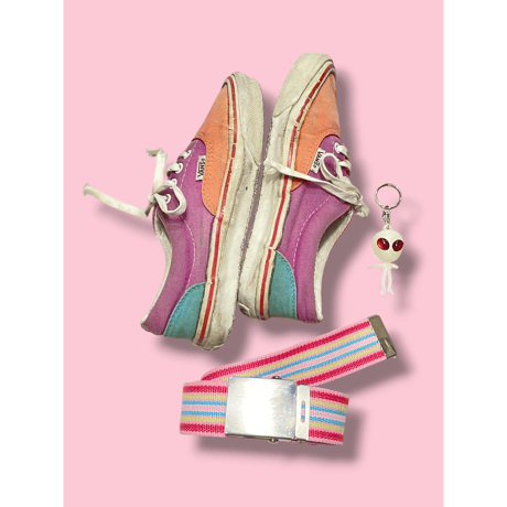 [USED] 80's VANS ERA PINK! / 23cm