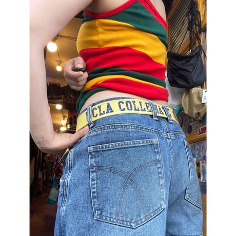 [USED] ハンパ丈 デニム カーゴ PANTS