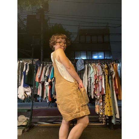 [USED] Carhartt エプロン付き オーバーオール SHORT丈