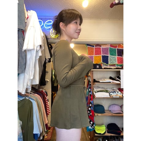 [USED] サーマルニットのロンパース ♥️