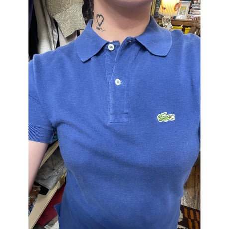 [USED] LACOSTE ポロ BLUE