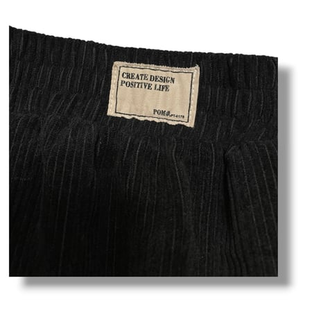 [USED] BLACK コーデュロイパンツ