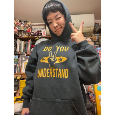 [USED]”DO YOU UNDERSTAND”✌️ hoodie