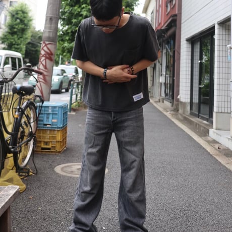 [USED]  OLD "DISCUS" ポケTee  フェードBLACK