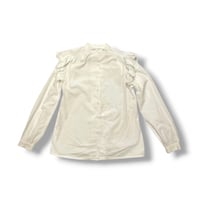 [USED] vintage フリル ブラウスS