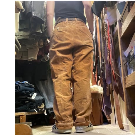 [USED] キャメルカラー🧡コーデュロイタックPANTS