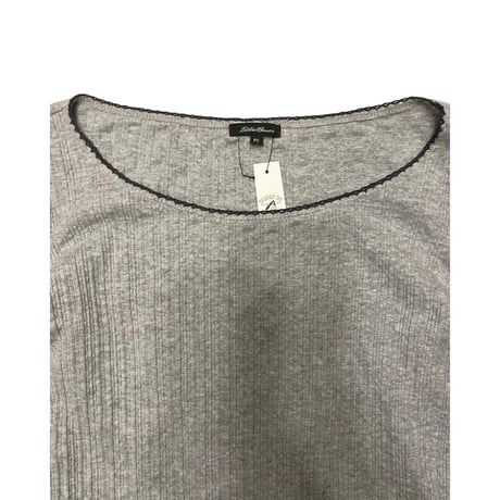 [USED] グレー リブ TOPS 🩶