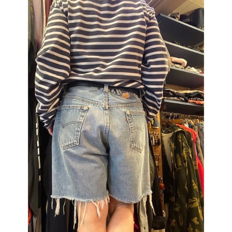 [USED] Levis 501 CUTOFF DENIM  W35