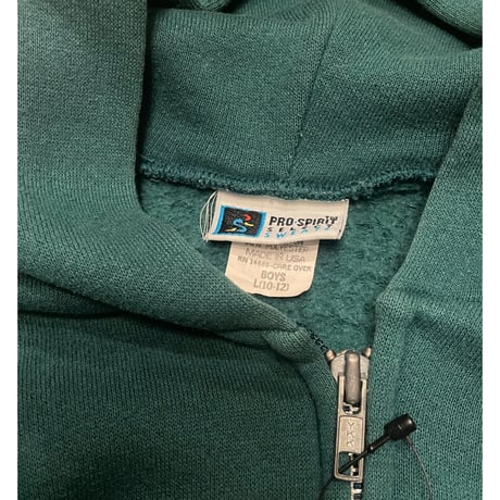 [USED]  90‘s GREEN BOYS ZIP PARKA