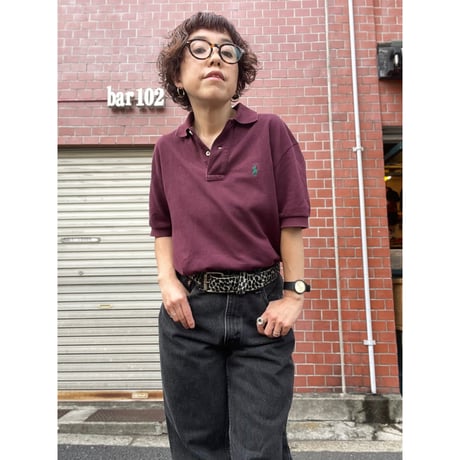 [USED] POLO Ralph Lauren ポロシャツ / バーガンディ