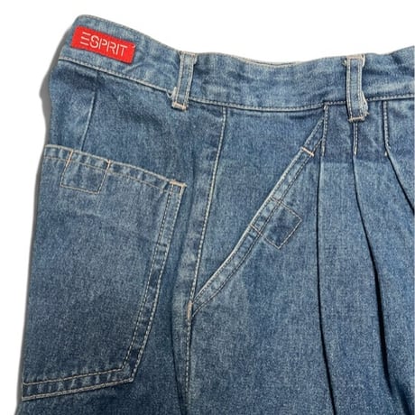 [USED] "ESPRIT" デニム タックパンツ