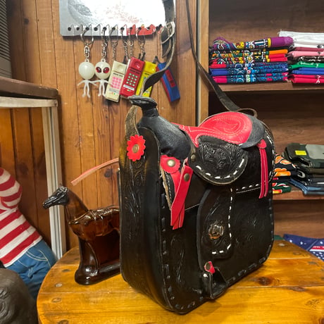 [USED] 70's vintage サドルBAG