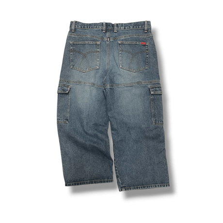 [USED] ハンパ丈 デニム カーゴ PANTS