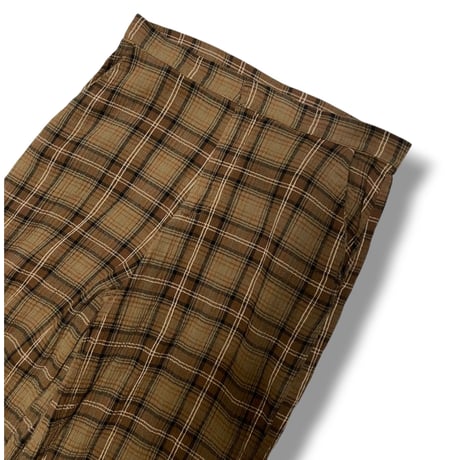 [USED] 秋色ガーゼ CHECK パンツ