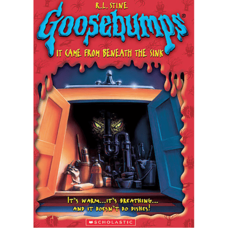 [USED] 90's "Goosebumps" Tee  "IT CAME FROM BENEATH THE SINK!"