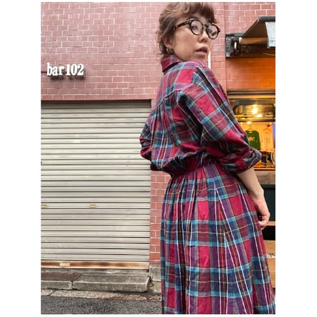 [USED]  LONG ネルワンピース