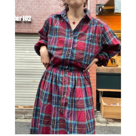 [USED]  LONG ネルワンピース