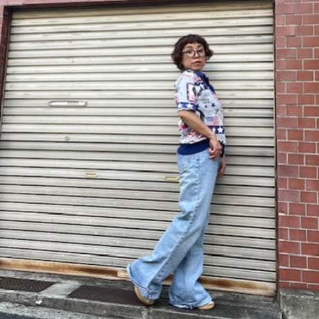 [USED] vintageリンカーンプリントポロ🇺🇸