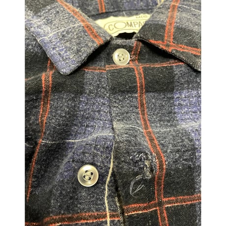 [USED]  OLD プリントネル -KIDS size -