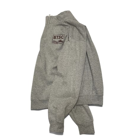 [USED]  “BTSC”ハーフZIP SWEAT