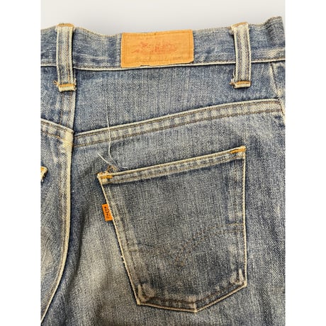 [USED] 70's "Levis L" CUTOFF DENIM SHORTS  W30