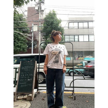 [USED] SNOOPY ”BOGIE BEAGLE” プリント Tee ♡