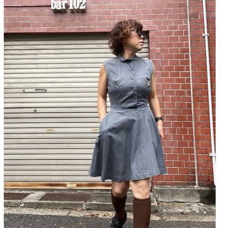 [USED] vintageノースリーブワンピース