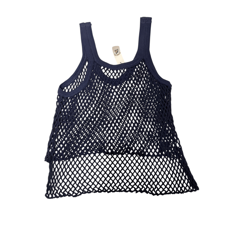 USED] NAVY CUTOFF メッシュタンク | garden730