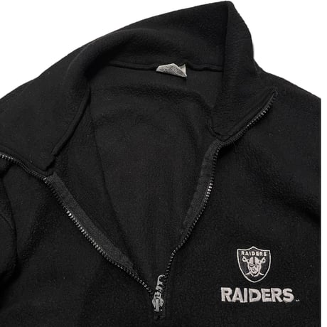[USED] “RAIDERS” ハーフZIPフリース