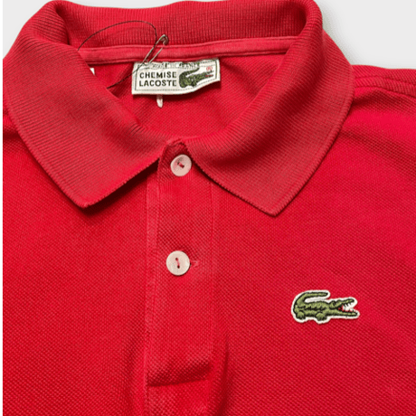 [USED] French LACOSTE ポロ ❤️🐊