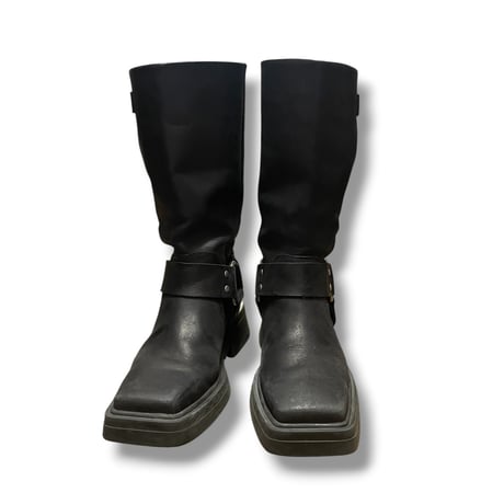 [USED] "VAGAVOND" REALレザー リングブーツ size38/24.5cm
