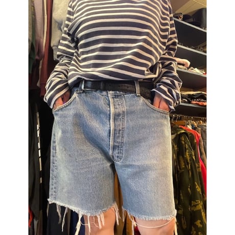 [USED] Levis 501 CUTOFF DENIM  W35