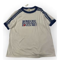 [USED] 80’s MEDALLION 3本ライントリムTee♡
