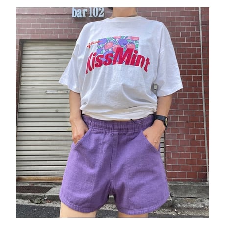 [USED] 80’s グリコ”Kiss Mint”プリントTee