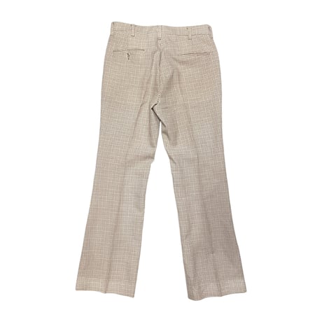 [USED] 70s J.C. Penney PLAID SLACKS (W34/L33)
