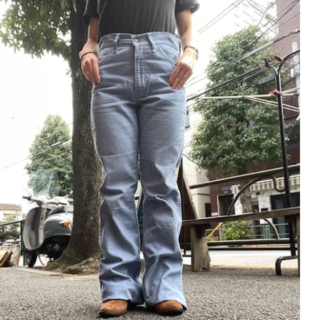 [USED]  70's〜80’s Levis 646 コーデュロイパンツ 水色