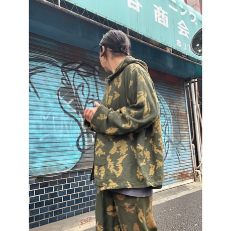 [USED] 70's ソビエト軍　カモ柄メッシュ TOPS+PANTS