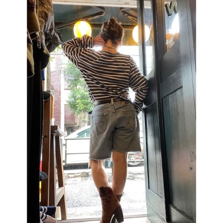 [USED] Levis 501 CUTOFF DENIM  W35