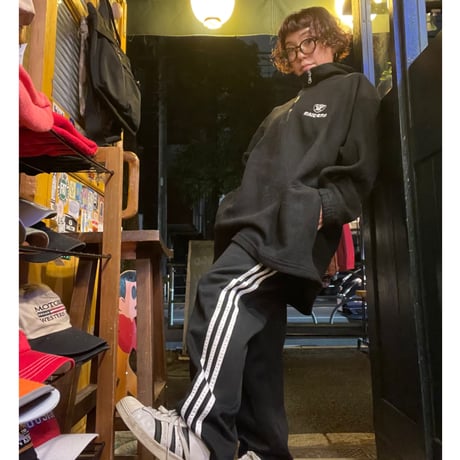 [USED] “RAIDERS” ハーフZIPフリース