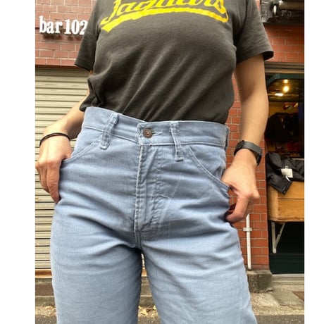 [USED]  70's〜80’s Levis 646 コーデュロイパンツ 水色