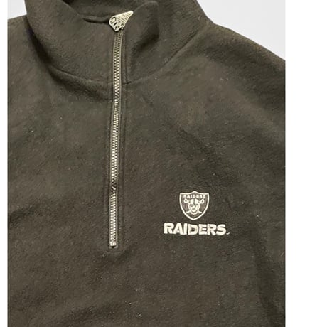 [USED] “RAIDERS” ハーフZIPフリース
