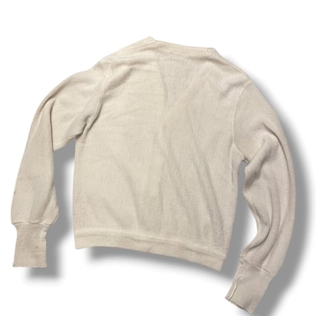 [USED] WHITE ニットカーディガン 🤍
